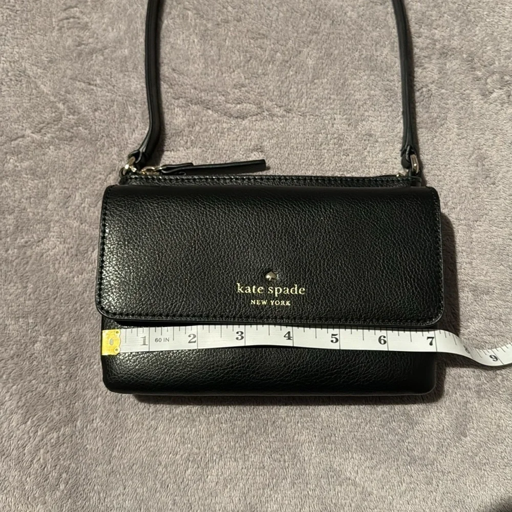 Kate Spade New York Greene Street Karlee Leather Crossbody - Black‎